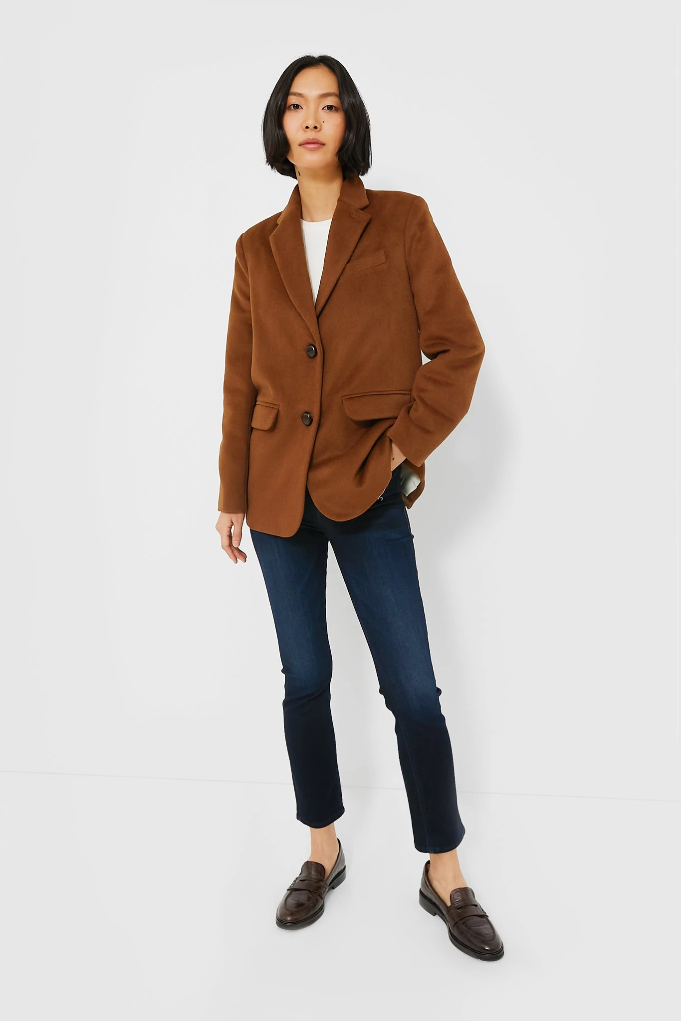 Walnut Wool Cashmere Atelier Blazer 3 Walnut Wool Cashmere Atelier Blazer