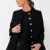Black Tweed Jennings Jacket -Loeffler Cloth Shop bhojVFwtUPiVSvX51CT0KdKzThg7LpWS 1