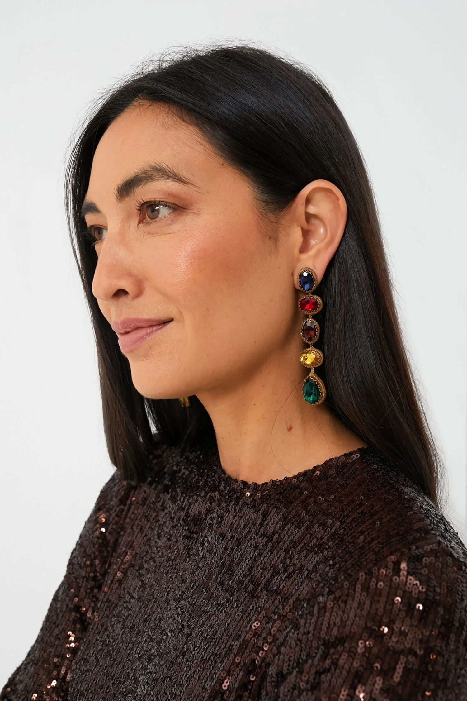 Multi Tyra Earring 4 Multi Tyra Earring - Image 2