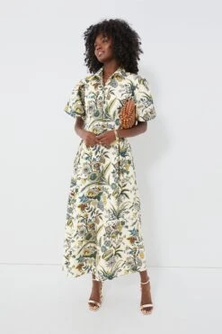 Sharp Floral Delaney Dress