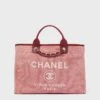 CHANEL Deauville MM Chain Tote -Loeffler Cloth Shop cd76W7DxKS6KIaHcNuSbenLzbhWb9FRk 1