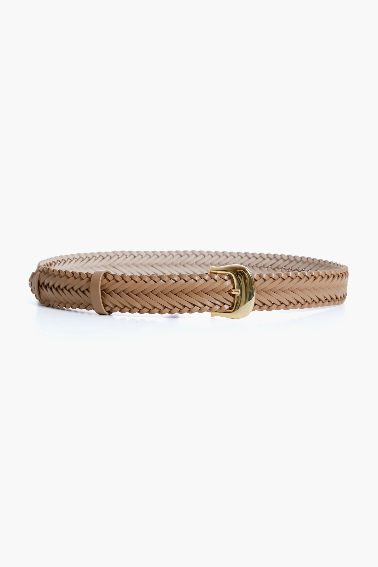 Camel Talia Braid Belt 3 Camel Talia Braid Belt