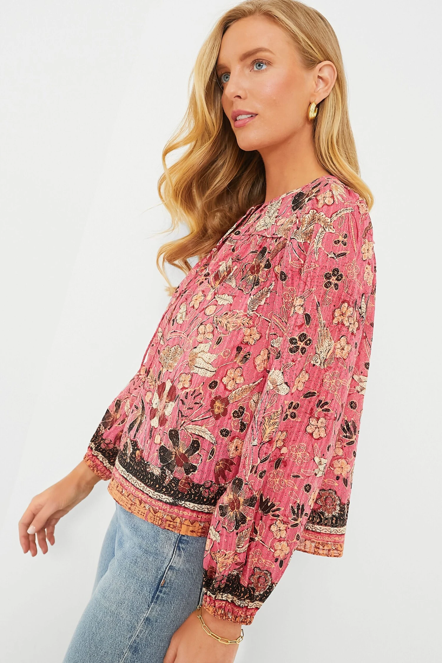 ULLA JOHNSON Hollyhock Andi Blouse 5 ULLA JOHNSON Hollyhock Andi Blouse - Image 3