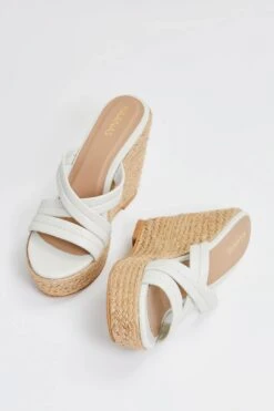 Ivory Sand Vito Chunky Band Wedge Sandals -Loeffler Cloth Shop cqrgEHOgDc24vF4W2iSJGdUXE6jG56sS 1 e91cbff6 b435 47c9 86a5 921fcf631ba2