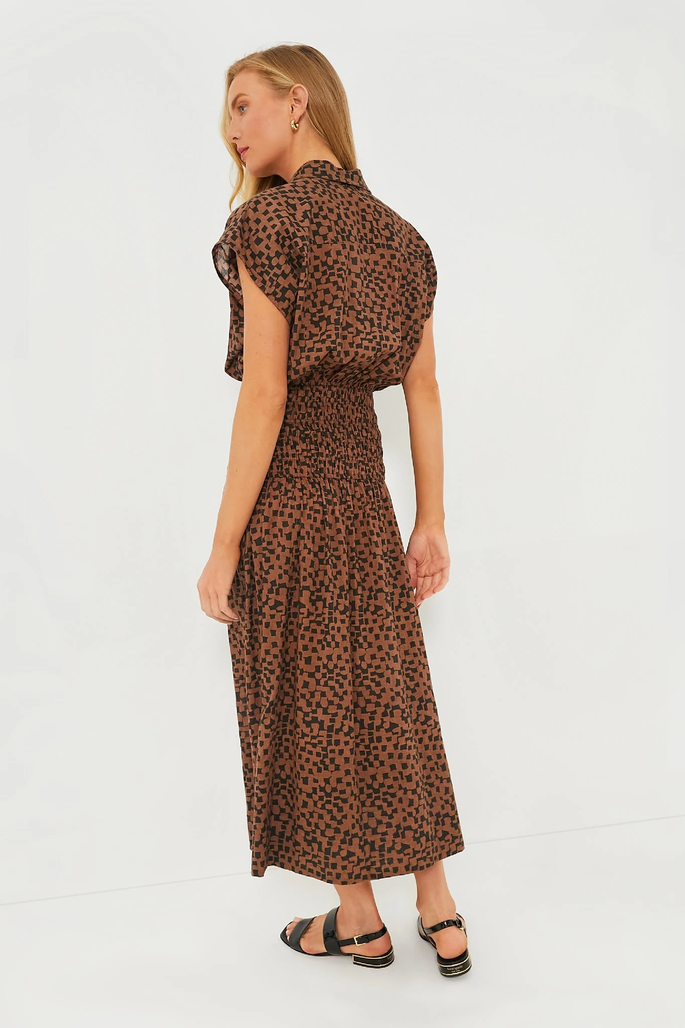 Scattered Geo La Cupola Smocked Dress 6 Scattered Geo La Cupola Smocked Dress - Image 4
