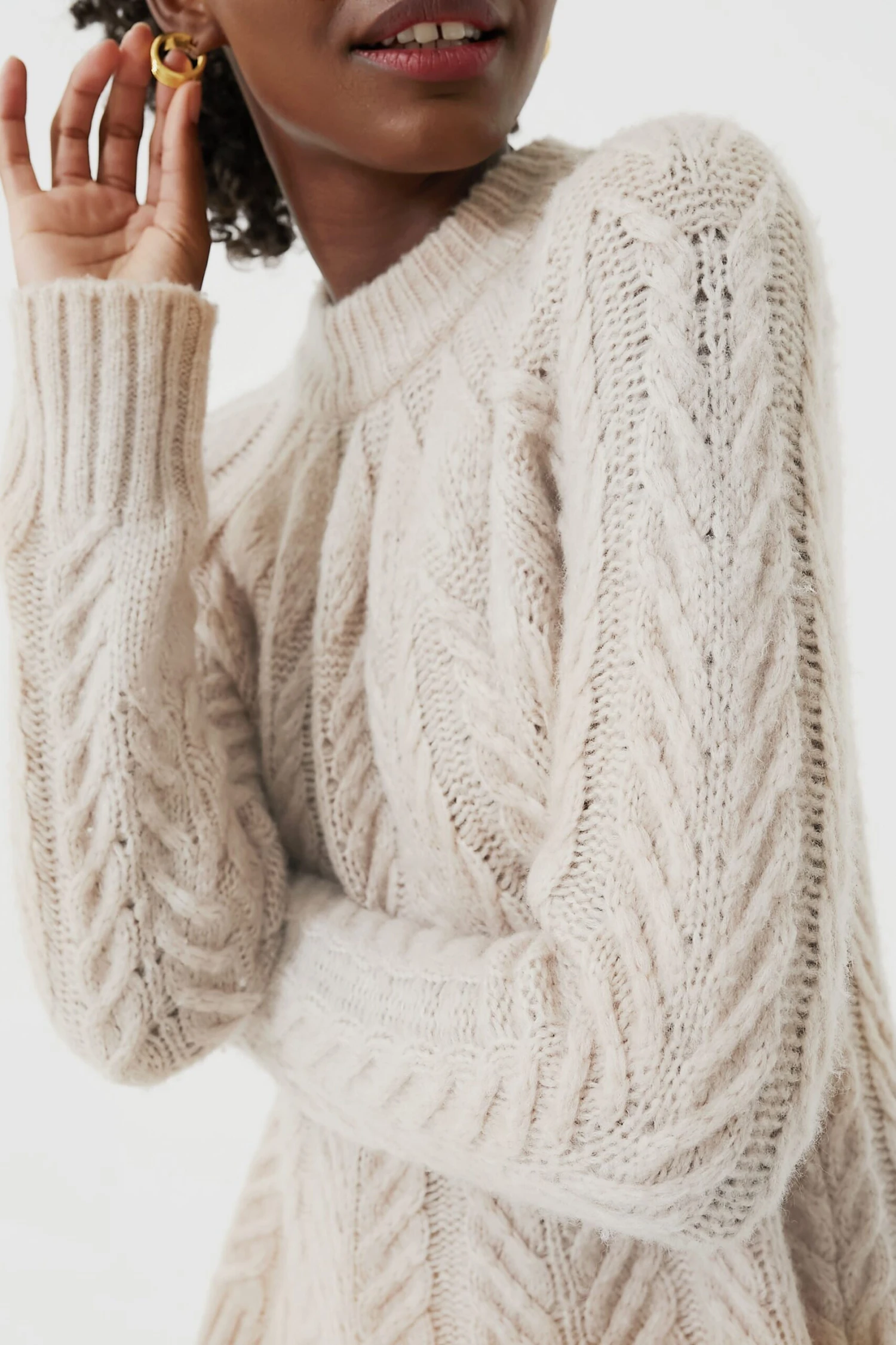 Ecru Royal Peacock Sweater 7 Ecru Royal Peacock Sweater - Image 5