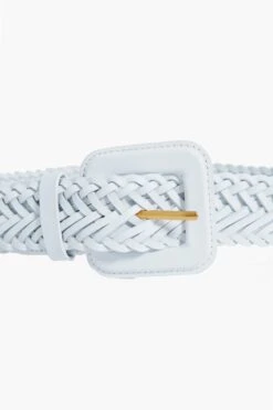 Loeffler Randall White Vachetta Oliver Thin Woven Leather Belt -Loeffler Cloth Shop dSx1Yp9JppYQCZuLRFRqKs3tYfUYW2US 1