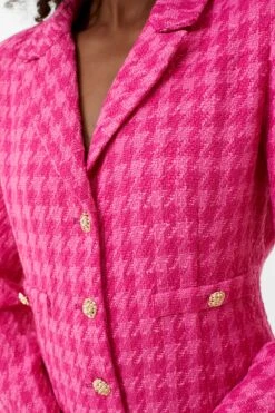 Magenta Tweed Stacie Dress -Loeffler Cloth Shop dj6o93N2jCYsazpFTONxxprOD46ZhLzb 1