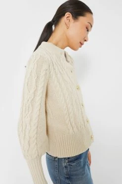 Sandstone Cotton Colette Cardigan -Loeffler Cloth Shop dm9m437g7F3cjvIR69mkVAXMlhM8SNrs 1