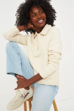 Vineyard Vines Oatmeal Heather Polo Popover Shirt