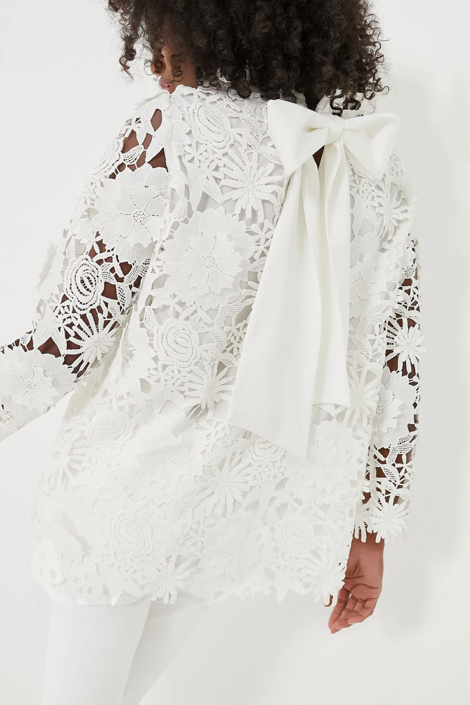 Blanc Guipure Lace Faye Top 4 Blanc Guipure Lace Faye Top - Image 2