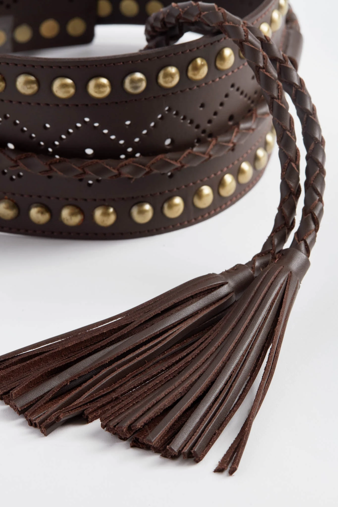 Dark Brown Leather Belt 5 Dark Brown Leather Belt - Image 3