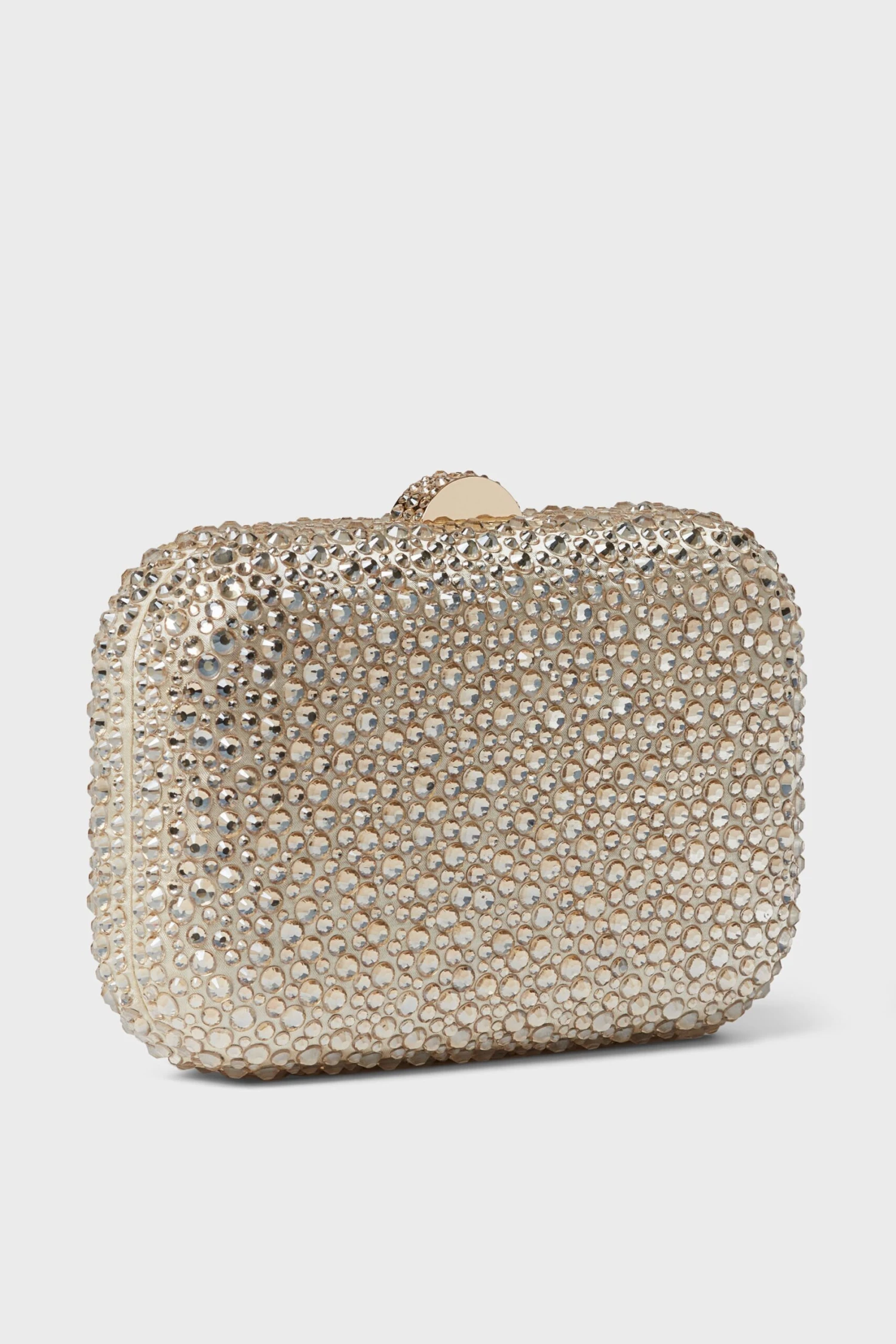 Champagne Casey Hot Fix Encrusted Clutch 8 Champagne Casey Hot Fix Encrusted Clutch - Image 6