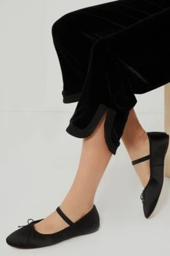 Black Velour Jojo Pants -Loeffler Cloth Shop eWpcmxRVkRWPDNcDy3yMlLpXKWYQdvHQ 1