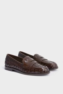 Loeffler Randall Espresso Woven Rachel Loafers -Loeffler Cloth Shop ee2lhHZYfv3S8yanDgmB7RkBjc45LFzL 1