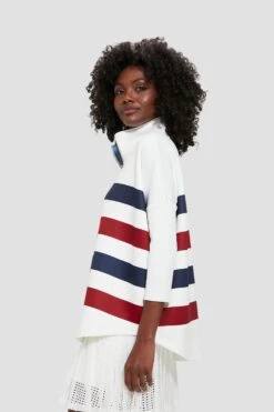 Americana Stripe Martina Quarter Zip -Loeffler Cloth Shop ekNgbUwUmSEEHJqiDqnpMNXUh3Vc273o 1 af5347cf 246c 4982 8911 60efda97a6b4