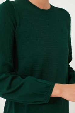 Hunter Green Double Knit Lennox Dress -Loeffler Cloth Shop eqa5J2BUh2bLD78oyV9En3ahui8bccfS 1