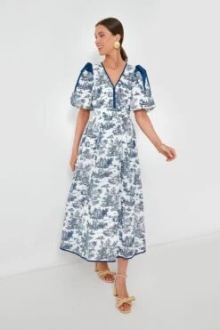 Blue Toile Reynolds Midi Dress -Loeffler Cloth Shop esN8Cu3mNObiZJw3X2FuH0iCfcJPRAfC 1