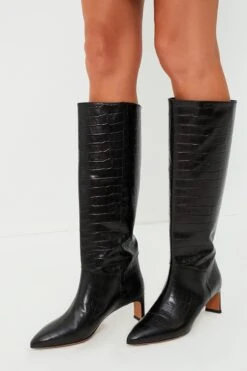 Black Croc Lou Walking Boots -Loeffler Cloth Shop fDvBuMnMaAYPBObTG5FGDvOd0DYrqzJZ 1