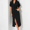 Ganni Black Drapey Melange Midi Dress 1 Ganni Black Drapey Melange Midi Dress -Loeffler Cloth Shop fXCcMrcVwdakjNF013wWlijdgo2O7Yr3 1