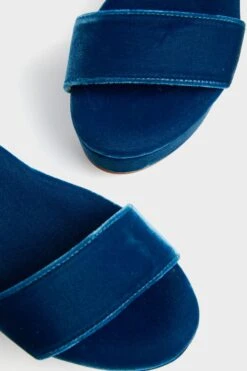 Indigo Girasol Velvet Platform Heels -Loeffler Cloth Shop fmP0w9uGujNZ55IXSfyYrH7jNkFNPP3H 1