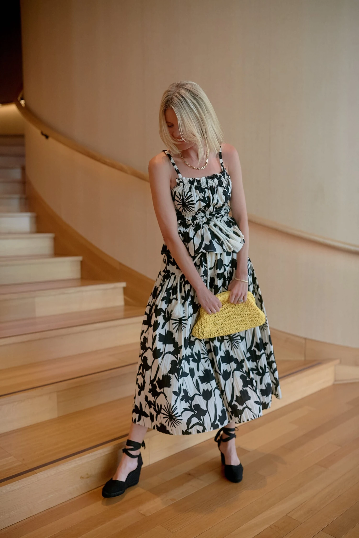 Yellow Raffia Game Clutch 4 Yellow Raffia Game Clutch - Image 2