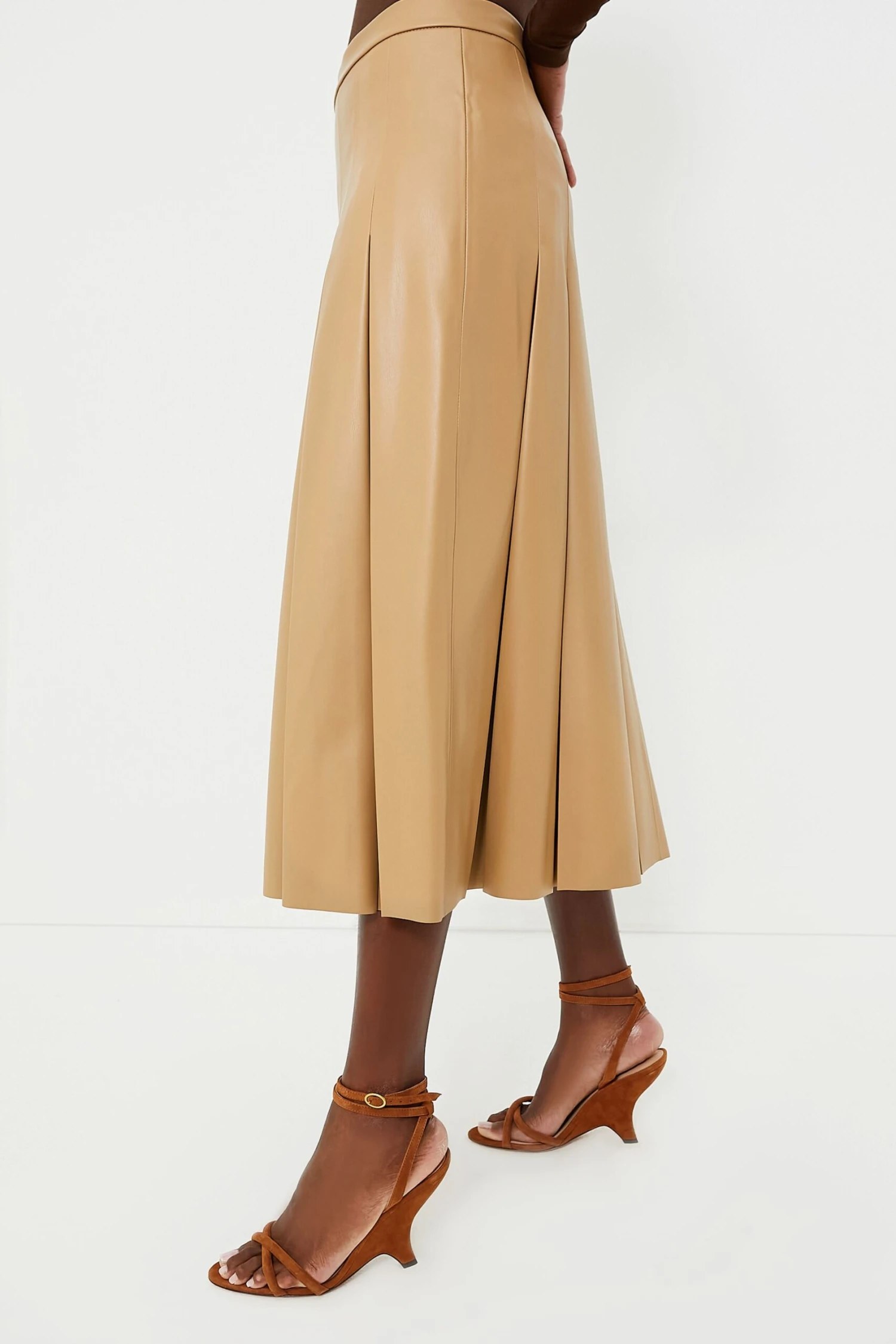 Veronica Beard Khaki Herson Skirt 5 Veronica Beard Khaki Herson Skirt - Image 3