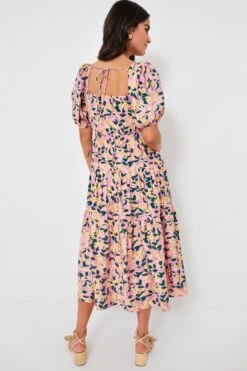 Exclusive Pink Multi Floral Print Midi Dress 10 Exclusive Pink Multi Floral Print Midi Dress -Loeffler Cloth Shop gFM6UGzqX9DZoRjLe78x2xLCumOitdv8 1