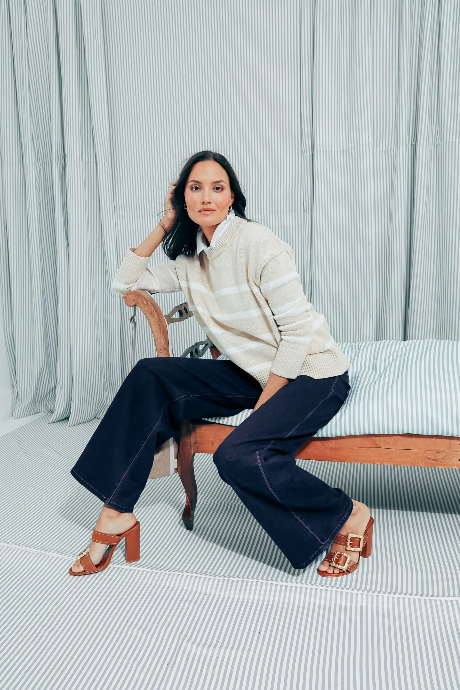 Schutz New Wood Atanado Soft Heeled Enola Sandal 7 Schutz New Wood Atanado Soft Heeled Enola Sandal - Image 5