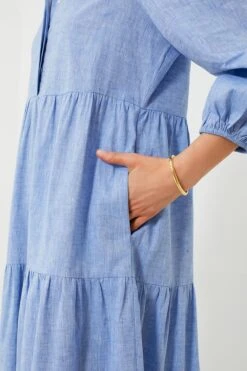 Chambray Mabel Maxi Dress -Loeffler Cloth Shop gZIPXFTxyFIxbFCaQOH6FyTW70Ii9USW 1