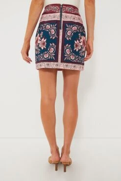 Farm Rio Teal Ainika Charm Overlapped Mini Skirt -Loeffler Cloth Shop gbm8g2QO3PLcxLAGUTptfU0ocbu4PBOL 1