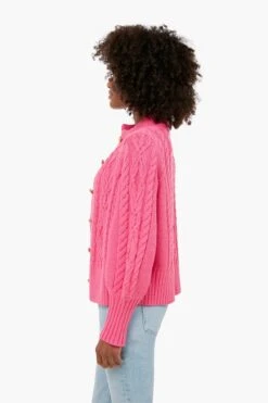 Hot Pink Cotton Colette Cardigan 11 Hot Pink Cotton Colette Cardigan -Loeffler Cloth Shop gumhZQNMSmklw8t9SEApPPBVF9ewRcwn 1