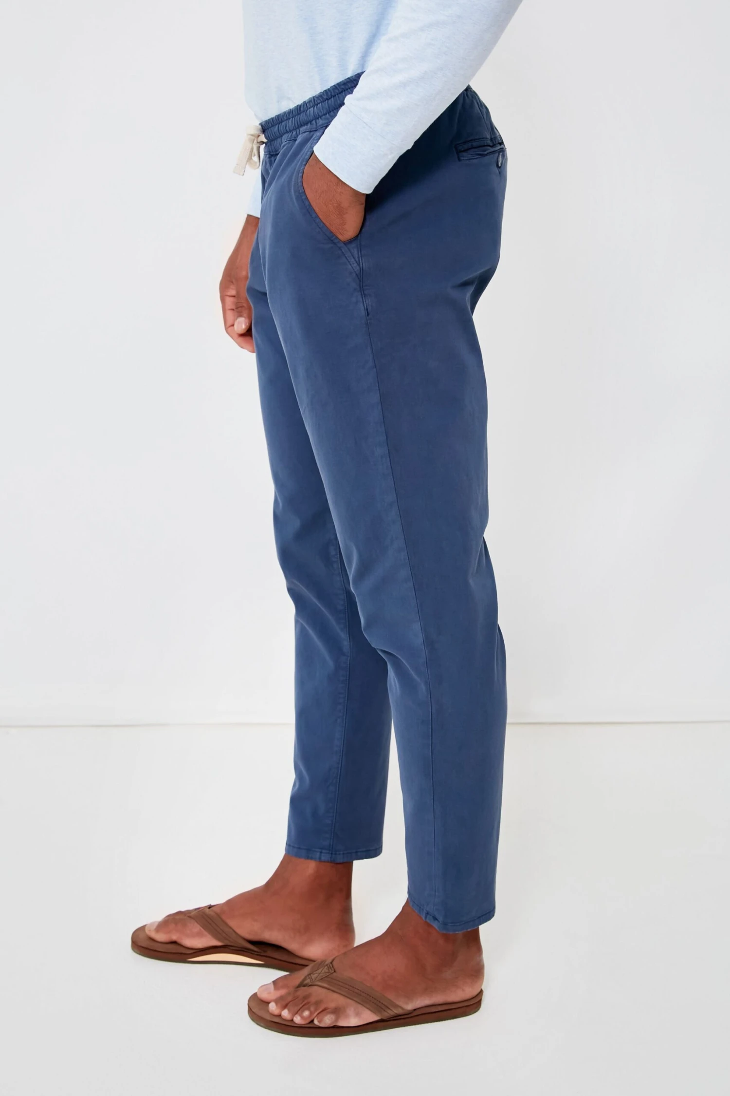 Marine Layer Slate Blue Athletic Fit Saturday Pant 5 Marine Layer Slate Blue Athletic Fit Saturday Pant - Image 3