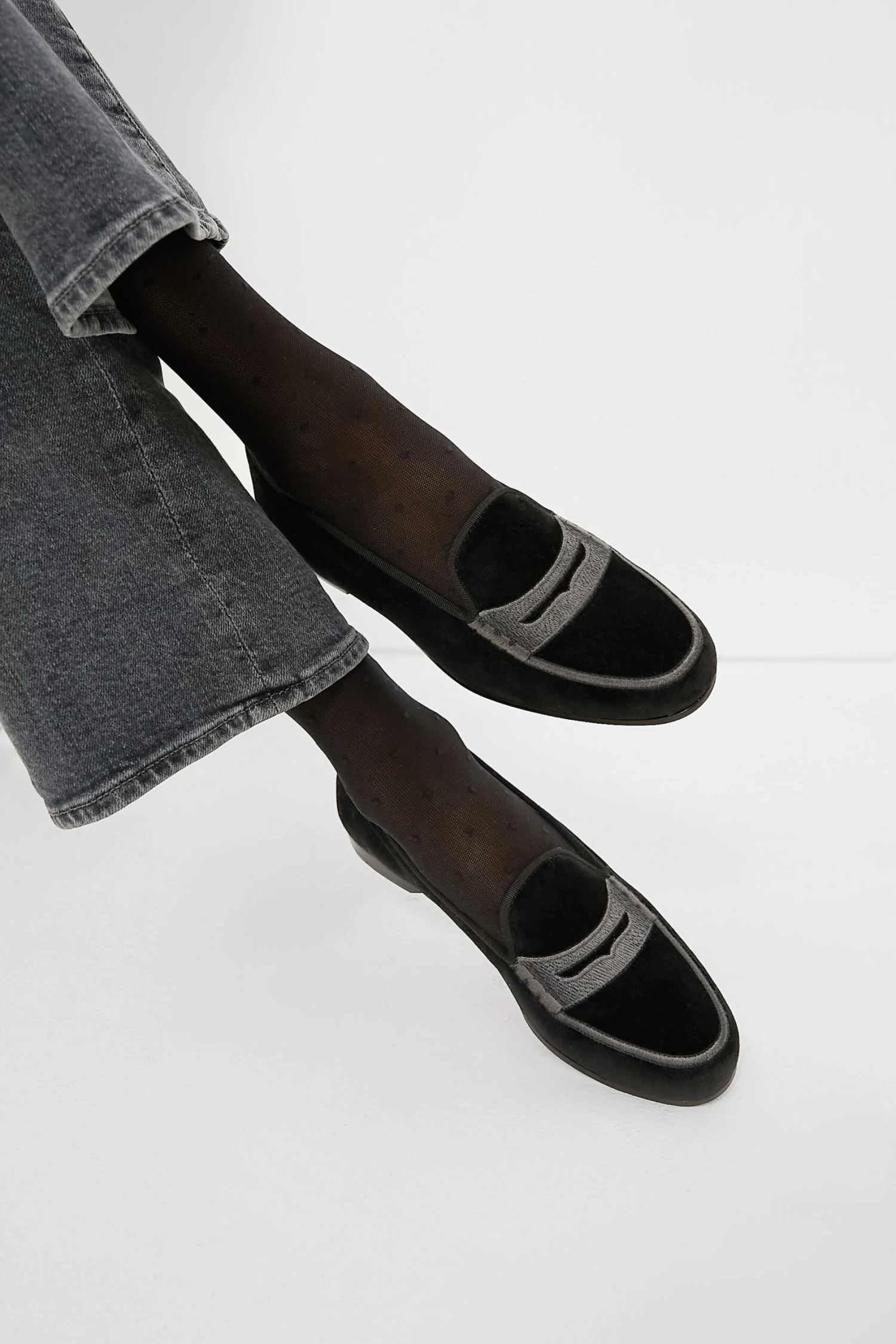 Black Velvet Keeper Slippers 4 Black Velvet Keeper Slippers - Image 2