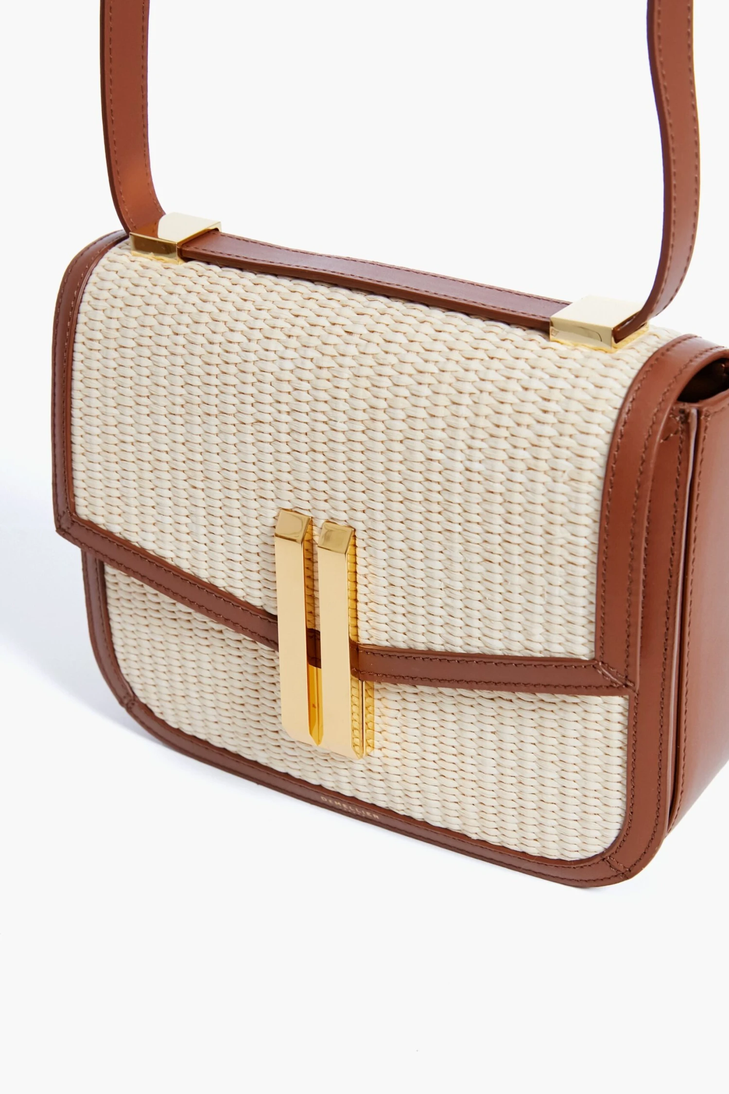 Tan Natural Raffia Vancouver Crossbody Bag 6 Tan Natural Raffia Vancouver Crossbody Bag - Image 4