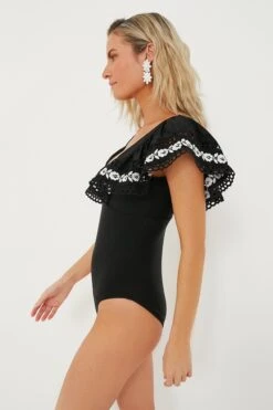 Black Katya Embroidered One Piece -Loeffler Cloth Shop hcSASN0llzZ2DonoY1zZtiCAwgYfFHvQ 1