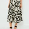 Exclusive Ivory Floral Midi Skirt -Loeffler Cloth Shop hjNycVEziiE8cpKNaSlTmxyPkd5f3LeL 1