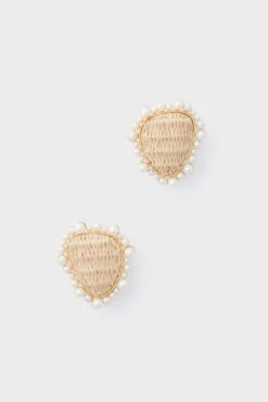 Raffia Corrine Studs