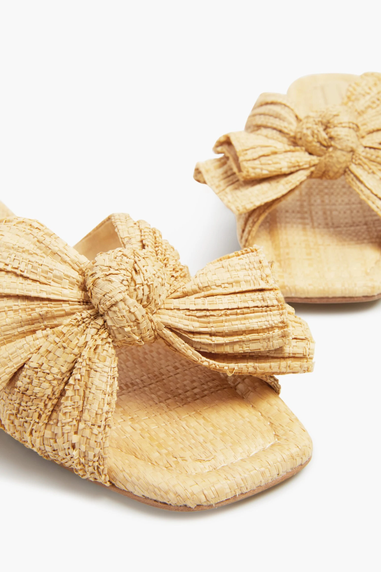 Loeffler Randall Natural Pleated Straw Daphne Flats 7 Loeffler Randall Natural Pleated Straw Daphne Flats - Image 5