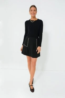 Gold Stud Mod Mini Skirt -Loeffler Cloth Shop iHecQKxLgcMNEQOiYg1pJ1kjGitvQFDC 1