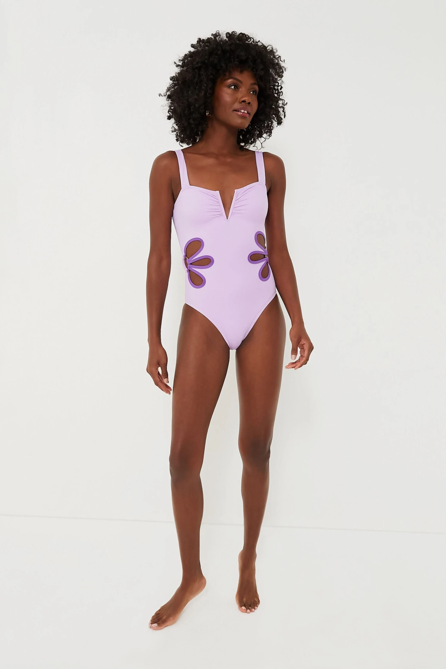 Lilac And Plum Flora One Piece 4 Lilac And Plum Flora One Piece - Image 2
