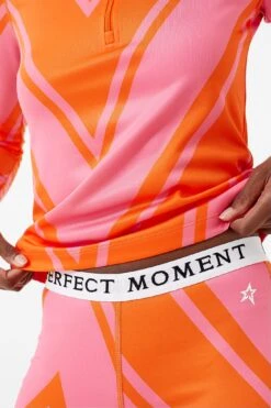 Azalea Pink And Orange Chevron Print Thermal Pant -Loeffler Cloth Shop iXXsKtYhy2lX1crfVkIEMgWOn65sr5Px 1