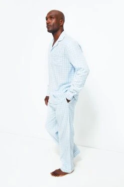 Men's Light Blue Gingham Pajama Set -Loeffler Cloth Shop ifbTo0TVRMHLDc4uk2ttwRBbBOvpuugT 1