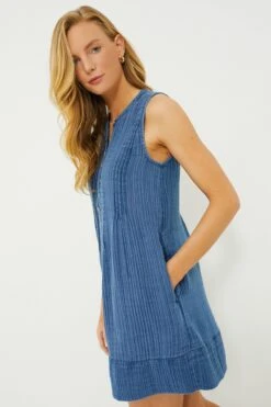 Indigo Isha Dress -Loeffler Cloth Shop io59ZrWOXRP0KLtwxhbGTnT7vJEplgrW 1