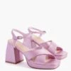 Matisse Lilac Metallic Robin Heels