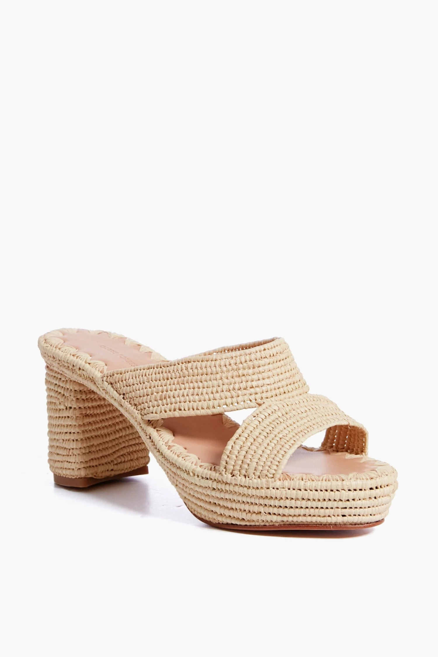 Natural Raffia Andre Heels 3 Natural Raffia Andre Heels