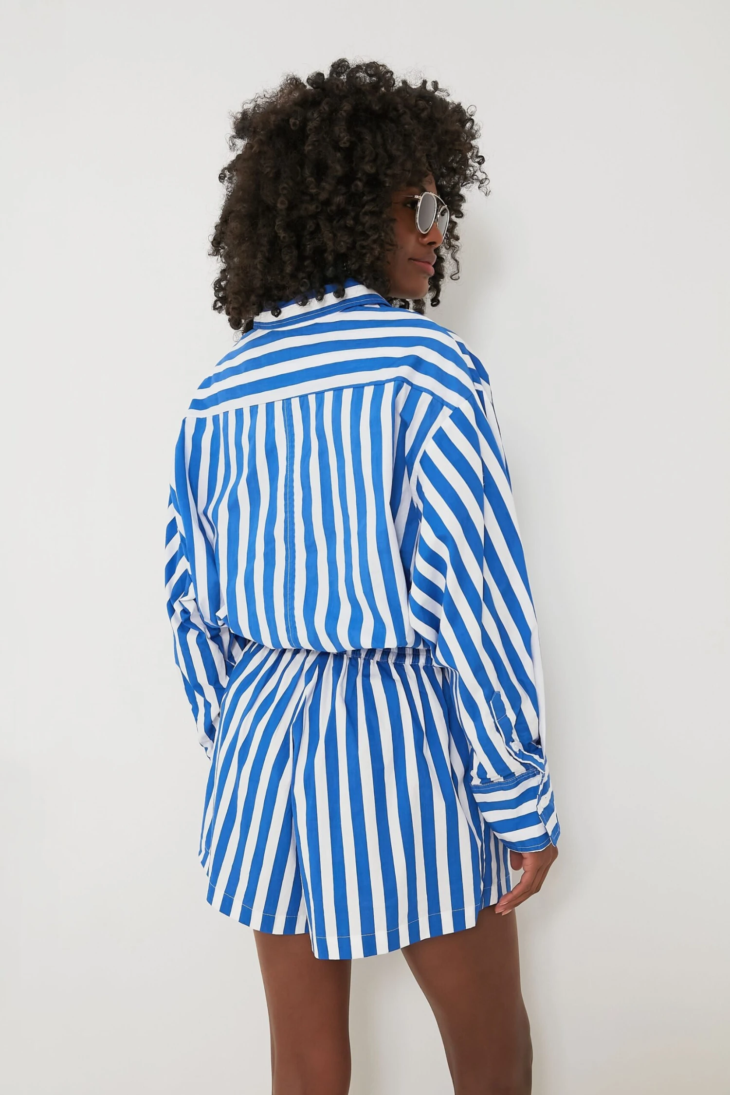 Bayou Stripe Cobalt Isole Playsuit 6 Bayou Stripe Cobalt Isole Playsuit - Image 4