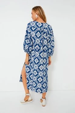 Blue Dorcas Kaftan -Loeffler Cloth Shop j8xuCSluVWFl9ehLyNtZRq99wQhyzn5e 1