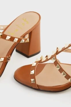 Cognac Foster Stud Sandals -Loeffler Cloth Shop jCScLAd8UncuvT3qxRsRauvuo94TLifU 1