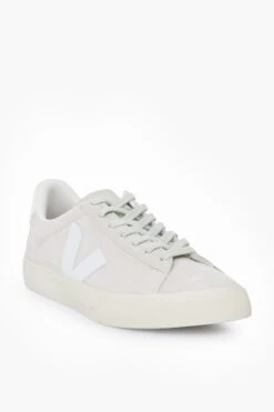Veja Natural White Suede Campo Sneakers